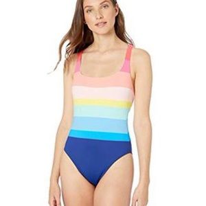 La Blanca Women's Cross Back One Piece Size 14